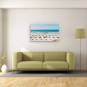 Tablou canvas - Starea De Spirit De Pe Coasta De Vest Intr-O Zi De Vara, Cer, Plaja, 50 x 80 cm - Img 2