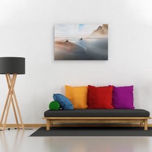 Tablou canvas - Tara Viselor, Peisaj Marin, Apa, Ceata, 40 x 60 cm - Img 2