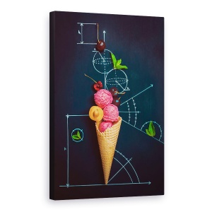 Tablou canvas - Teme De Vacanta, Natura Moarta, Geometrie, Inginerie, Matematica, 60 x 90 cm