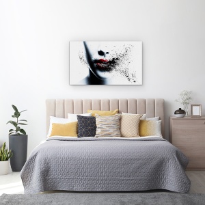 Tablou canvas - Transformare, Pasiune, Portret, Ulei, Fata, Buze, 50 x 80 cm - Img 3