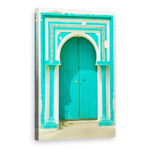 Tablou canvas - Usa Tunisiana, Albastru Turcoaz, Mediteranean, 60 x 90 cm