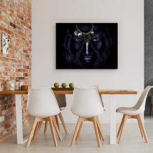 Tablou canvas - Vantul Lui Nagual, Intuneric, Punct, Regina, Rege, 75 x 100 cm - Img 4