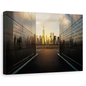 Tablou canvas - Vechi, Perspectiva, New York, Turn, World Trade Center, Aur, 80 x 120 cm