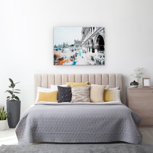 Tablou canvas - Venetia, Venetia, Palat, Palate, Stalp, Piloni, Coloane, 60 x 80 cm - Img 3