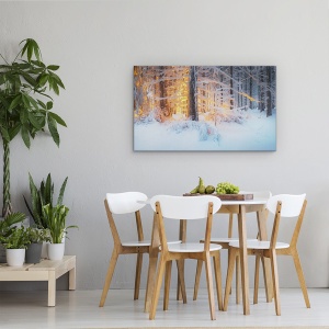 Tablou canvas - Vis Tacut, Austria, Woodquater, Austria De Jos, Iarna, Nieder, 50 x 80 cm - Img 4