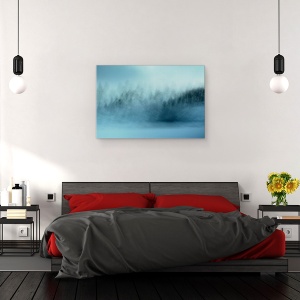 Tablou canvas - Wintersaga, Abstract, Copaci, Padure, Iarna, Zapada, 40 x 60 cm - Img 3