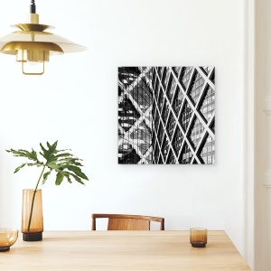 Tablou canvas - X Factor, Abstract, Linii, Arhitectura, Structura, 60 x 60 cm - Img 4