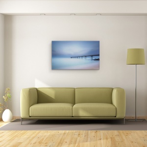 Tablou canvas - Zece Minute, Badalona, Spania, Pod, Expunere Lunga, Pictor, 50 x 80 cm - Img 2