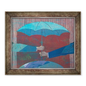 Tablou inramat - A.Richard Allen - Ajutor, 2011, 70 x 85 cm