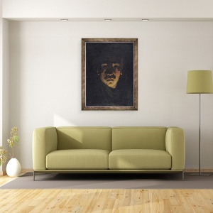 Tablou inramat - Adolphe-Felix Cals - Autoportret, 60 x 80 cm - Img 2