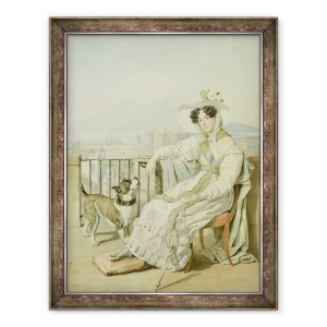 Tablou inramat - Aleksandr Pavlovich Bryullov - Portretul Printesei Natalia Golitsin, 60 x 80 cm
