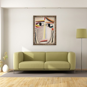 Tablou inramat - Alexej von Jawlensky - Cap Femeie, 70 x 90 cm - Img 2