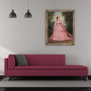 Tablou inramat - Alexis Joseph Perignon - Hortense Schneider 1838-1920 1868, 50 x 60 cm - Img 2