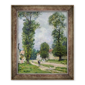 Tablou inramat - Alfred Sisley - Drumul spre Marly-le-Roi, sau Drumul spre Versailles, 70 x 85 cm