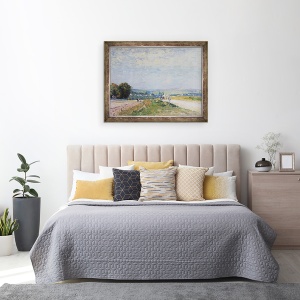 Tablou inramat - Alfred Sisley - Drumul spre Montbuisson la Louveciennes, 70 x 90 cm - Img 3