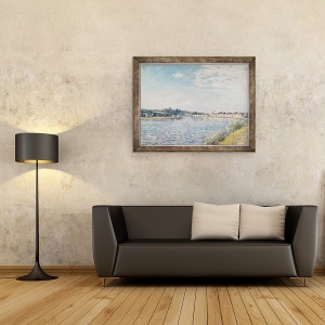 Tablou inramat - Alfred Sisley - peisaj, 60 x 80 cm - Img 2