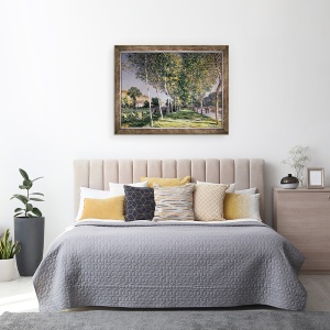 Tablou inramat - Alfred Sisley - Plimbare, 70 x 90 cm - Img 3