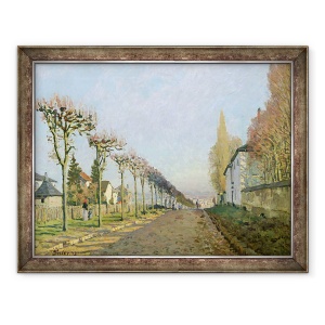 Tablou inramat - Alfred Sisley - Rue de la Machine, Louveciennes, 60 x 80 cm