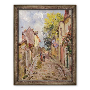Tablou inramat - Alfred Sisley - Scene Street, 60 x 80 cm