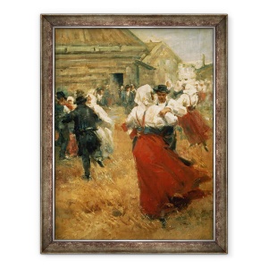 Tablou inramat - Anders Leonard Zorn - Festivalul tara, 70 x 90 cm