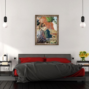 Tablou inramat - Andrea Mantegna - Agonia in gradina II, 60 x 80 cm - Img 3