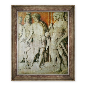 Tablou inramat - Andrea Mantegna - Mucius Scaevola, 70 x 85 cm