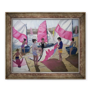 Tablou inramat - Andrew Macara - Barca cu panze, Royan, Franta, 70 x 85 cm