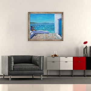 Tablou inramat - Andrew Macara - Mari agitate, Mykonos,2012, 50 x 60 cm - Img 2