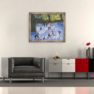Tablou inramat - Andrew Macara - Patinaj I, Muzeul de Istorie Naturala, 50 x 60 cm - Img 2