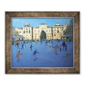 Tablou inramat - Andrew Macara - Patinatori, Casa Somerset, 50 x 60 cm