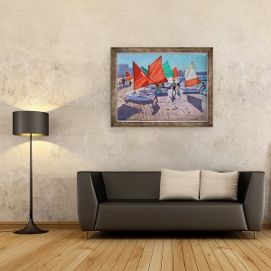 Tablou inramat - Andrew Macara - Sails Rosii, Royan, 60 x 80 cm - Img 2