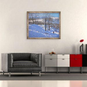Tablou inramat - Andrew Macara - Stanci Negre, Derbyshire, 50 x 60 cm - Img 2