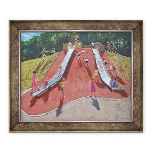 Tablou inramat - Andrew Macara - Teren de joaca, Parcul Marketon, Derby, 50 x 60 cm
