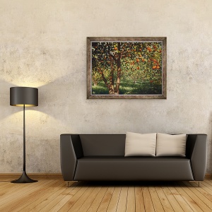 Tablou inramat - angus hampel - Tacerea sub portocale II, 2012, 60 x 80 cm - Img 2