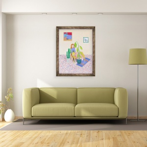 Tablou inramat - Anja Bartelt - Abstract I, 70 x 90 cm - Img 2