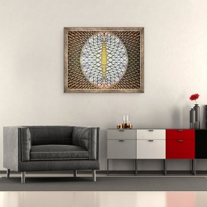 Tablou inramat - Ant Smith - Regelui Crucea Lattice, 50 x 60 cm - Img 2