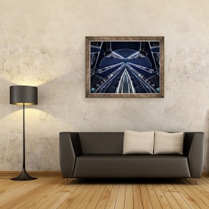 Tablou inramat - Ant Smith - Tunel Albastru, 60 x 80 cm - Img 2