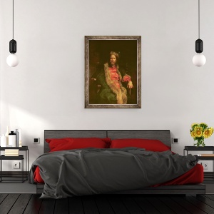 Tablou inramat - Anthony van Dyck - Martin Ryckaert, 70 x 90 cm - Img 3