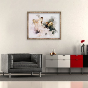 Tablou inramat - Anthony van Dyck - Venus si Vulcan, 50 x 60 cm - Img 2