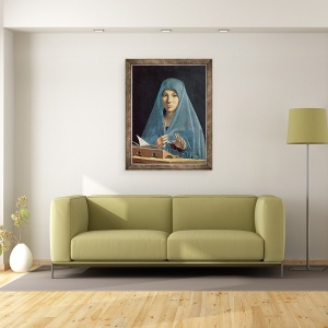 Tablou inramat - Antonello da Messina - Buna Vestire, 60 x 80 cm - Img 2
