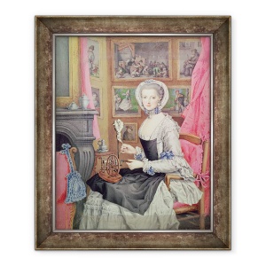 Tablou inramat - Archduchess of Austria Maria Christine - Autoportret, 70 x 85 cm