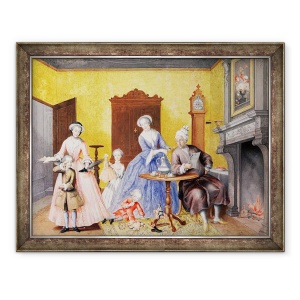 Tablou inramat - Arhiducele de Austria Maria Christine - Craciunul in gospodaria regala a imparatesei Maria Tereza, 60 x 80 cm