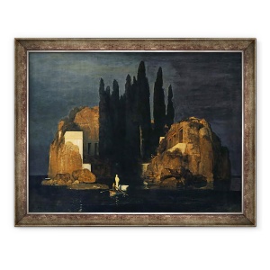 Tablou inramat - Arnold Bocklin - Insula Mortilor, 70 x 90 cm