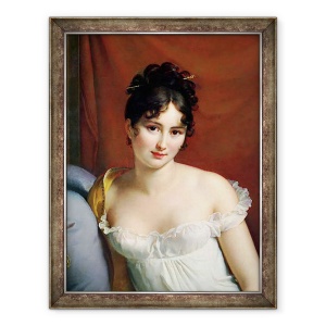 Tablou inramat - Baron Gerard, Francois Pascal Simon - Portretul doamnei Recamier 1777-1849 ulei pe panza, 70 x 90 cm