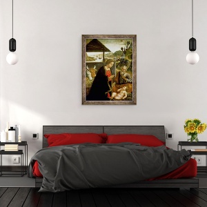 Tablou inramat - Bastiano Mainardi - Nasterea Domnului, 70 x 90 cm - Img 3