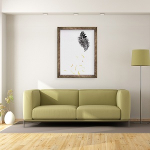 Tablou inramat - Bella Larsson - Pene {Fay-erie praf}, 70 x 90 cm - Img 2