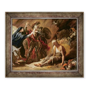 Tablou inramat - Benjamin West - Pestera Disperarii, 70 x 85 cm