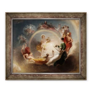 Tablou inramat - Benjamin West - Vrajirea lui Apollo, 50 x 60 cm