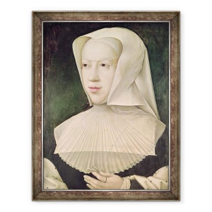 Tablou inramat - Bernard van Orley - Marguerite de Habsbourg 1480-1530 Ducesa de Savoia, 60 x 80 cm
