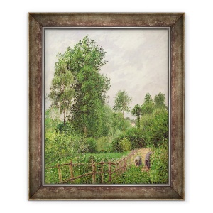 Tablou inramat - Camille Pissarro - Paysage, temps gris un Eragny, 50 x 60 cm
